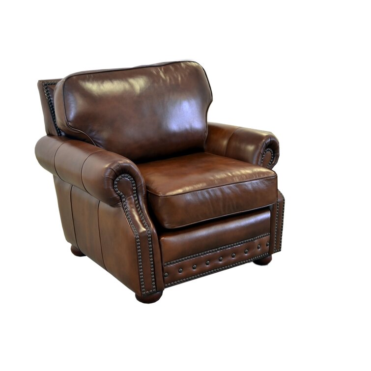 Westland and Birch Middleton Leather Club Chair Wayfair